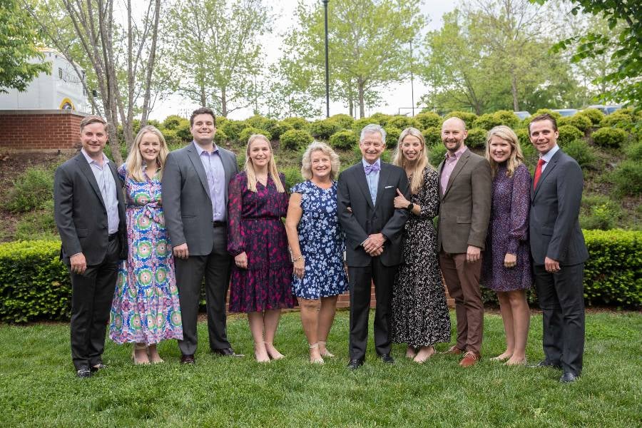 David Solomon and his family