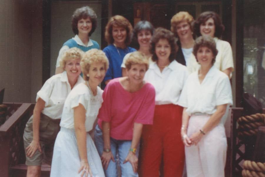 The Group through the years.