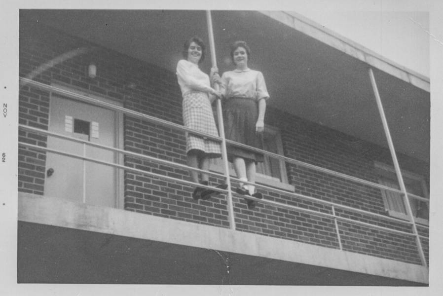 On the balcony in 1965