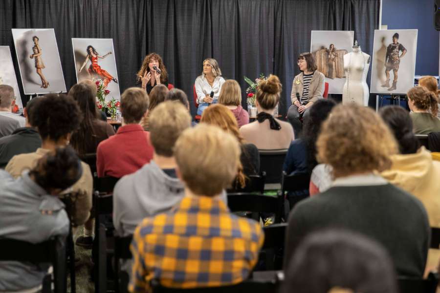 Students Attend Fashion Week 2022 Lecture Event with Anna Redmon and Other Industry Professionals