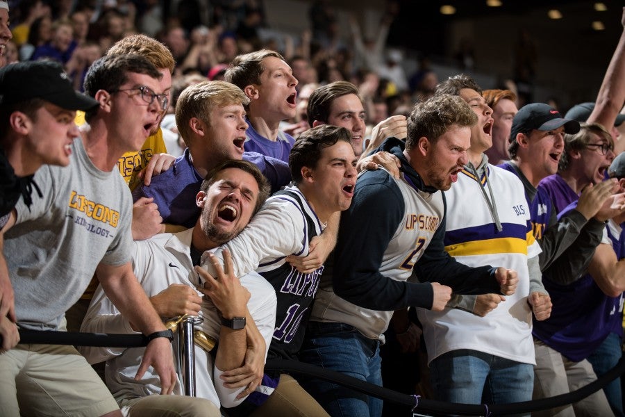 Bison Fans at a game in 2017