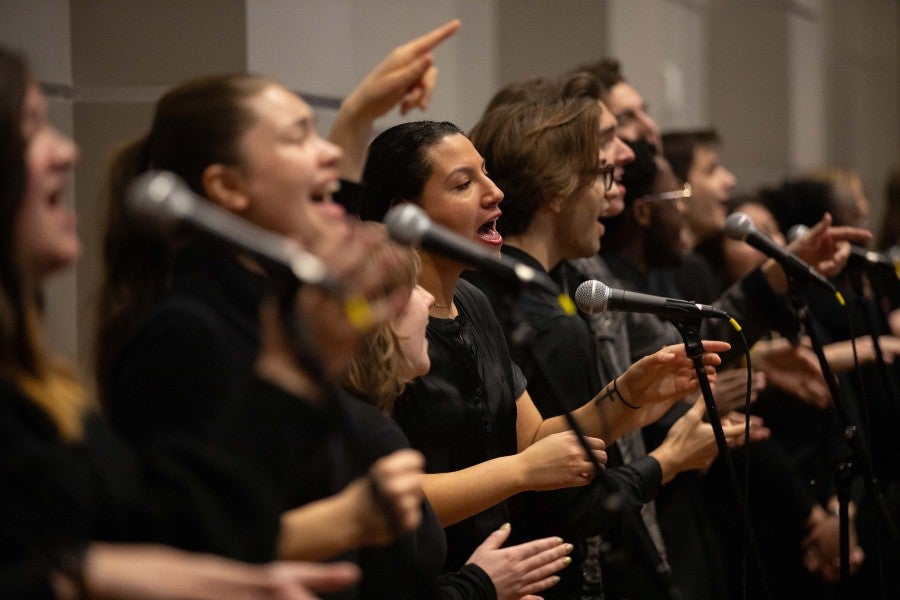 Gospel Choir performs at MLK Day 2024