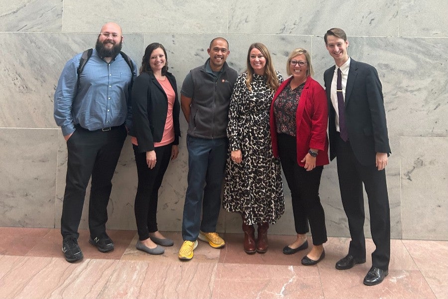 Lipscomb Faculty (far right) with other faculty in the STR program in Washington D.C.