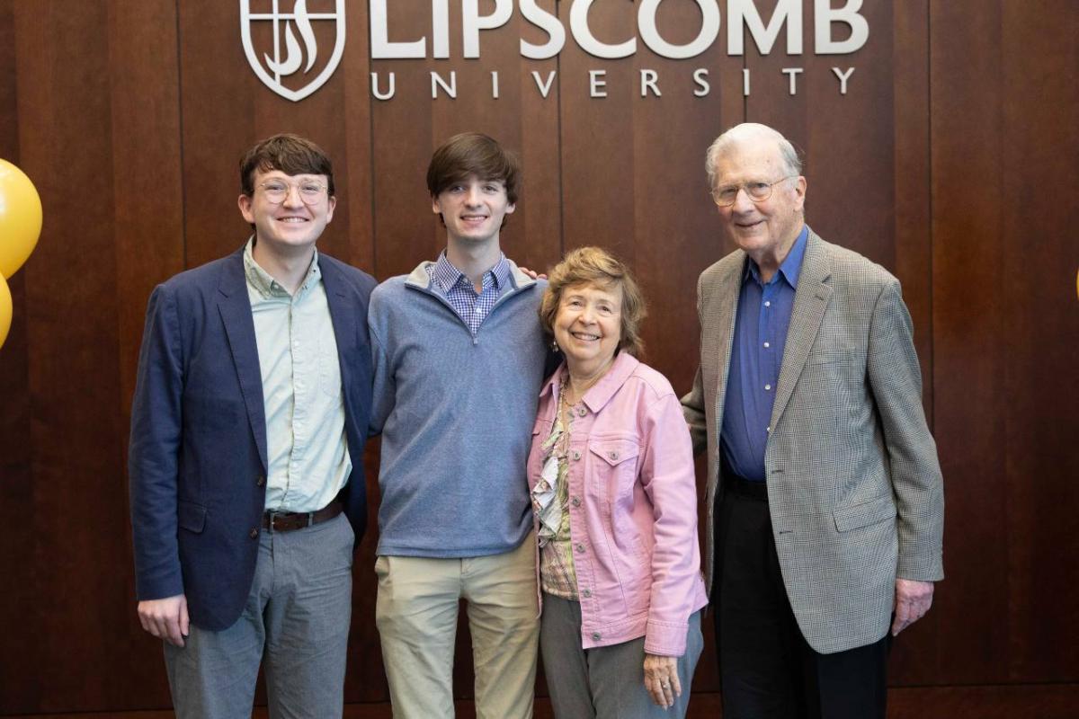 Gail and Fletcher Srygley with their grandsons