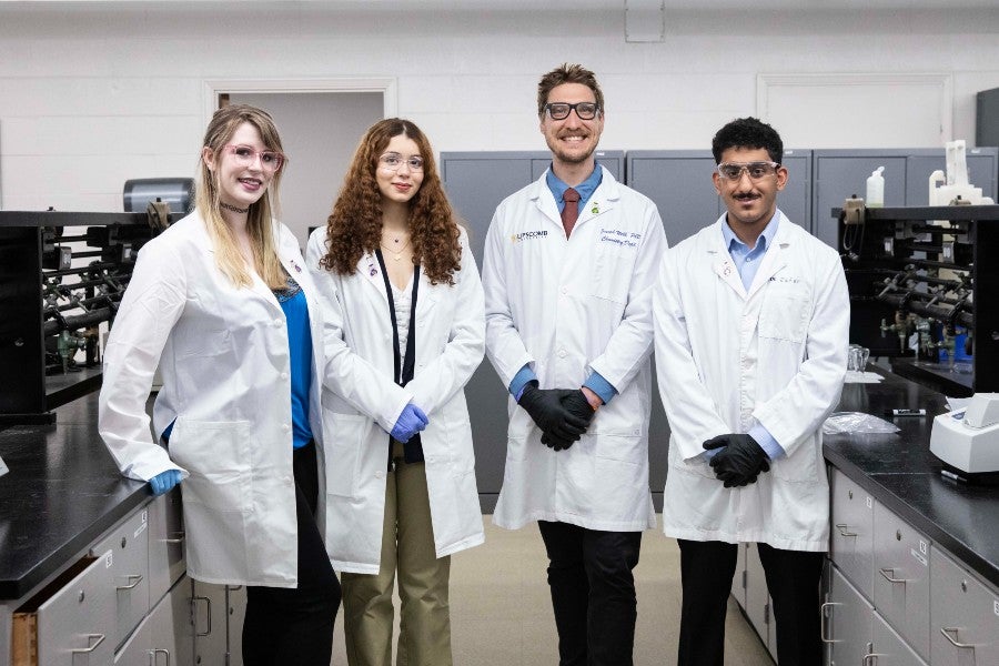 The students and faculty who worked on the project in 2024