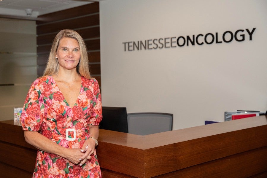 Dr. Johnetta Blakeley at Tennessee Oncology office