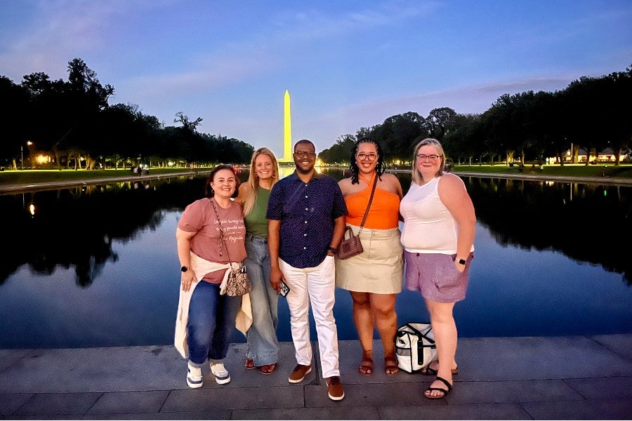 Students in the Ph.D. course in D.C.