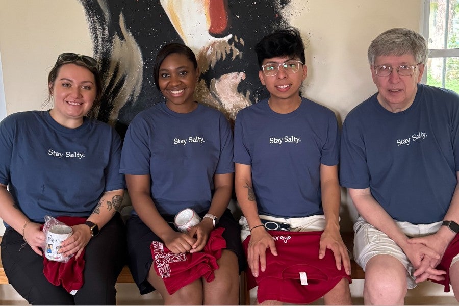 Member of the mission team to Cozumel