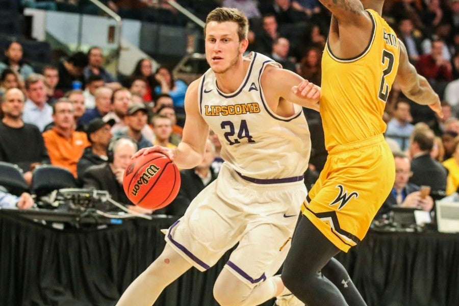 Men's Purple Lipscomb Bisons Basketball Jersey