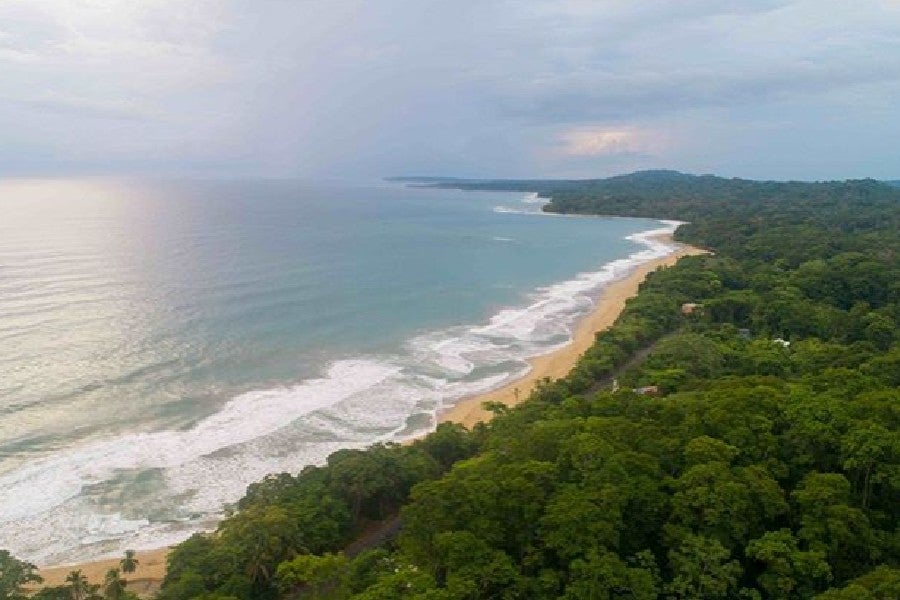 A view of the beaches of Costa Rica