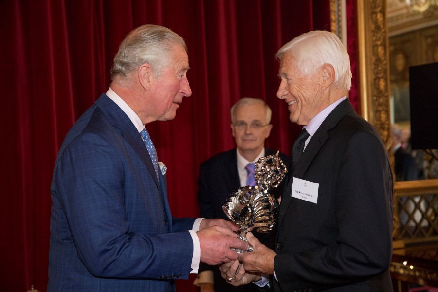 Fruehauf with Prince Charles