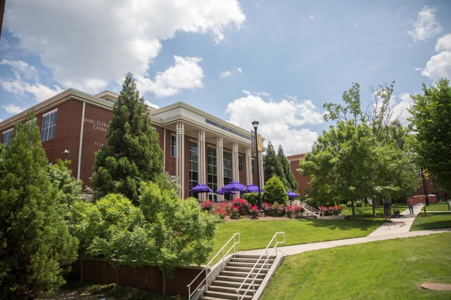 View of the James D. Hughes Center