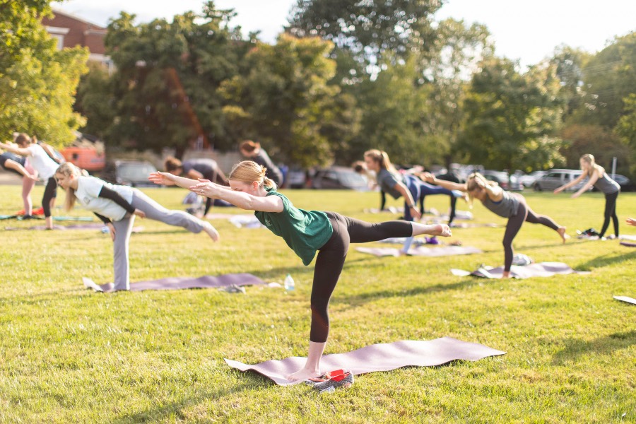 Yoga on the Lawn 