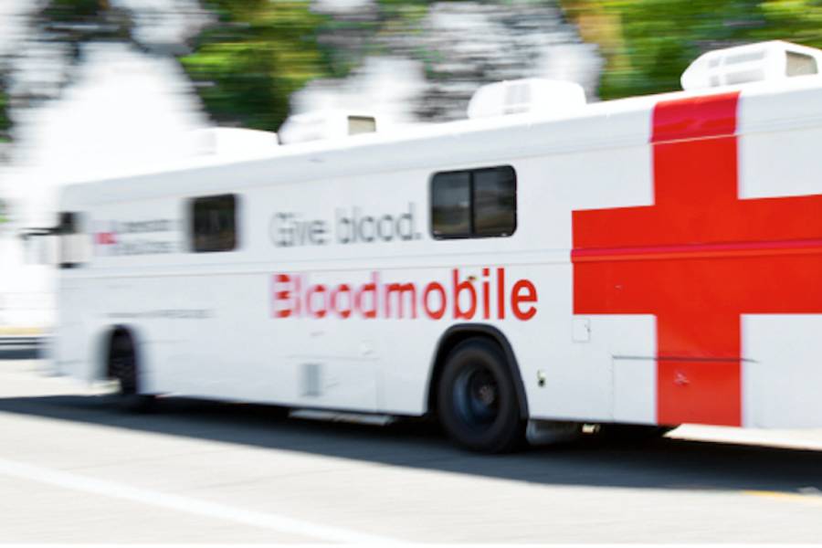 Red Cross Blood Mobile