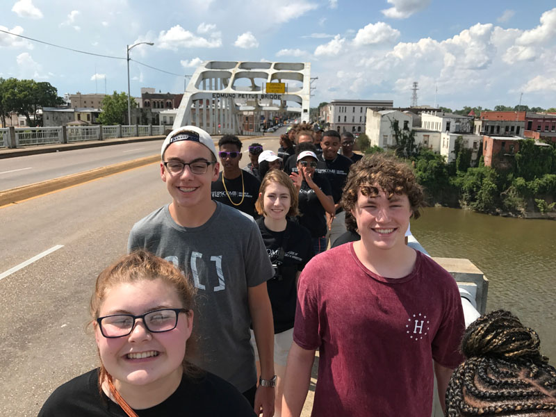 ENGAGE participants at Selma bridge