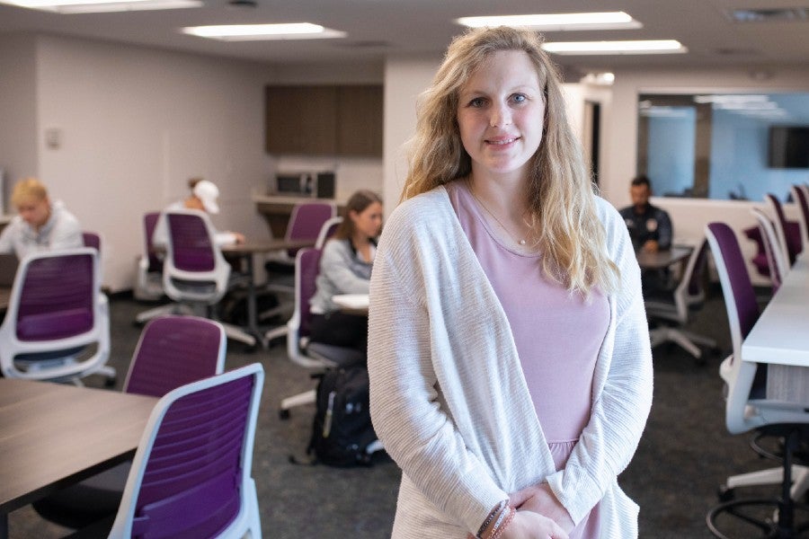 Grace Ann Miller in Student Athlete Development Center