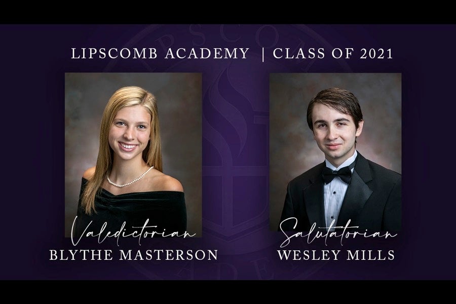 Valedictorian and Salutatorian named