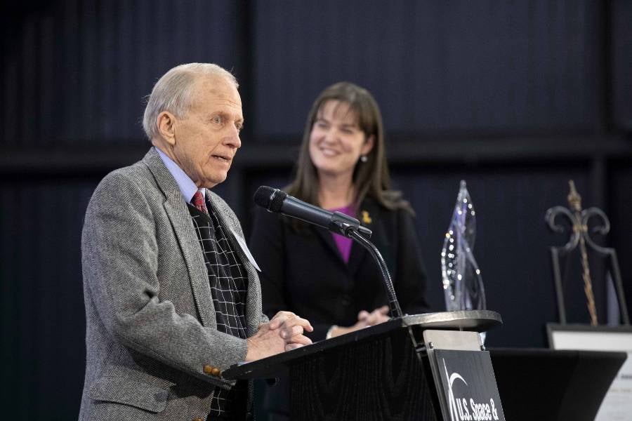 Raymond B. Jones at the Huntsville Be A Light tour stop in January. 