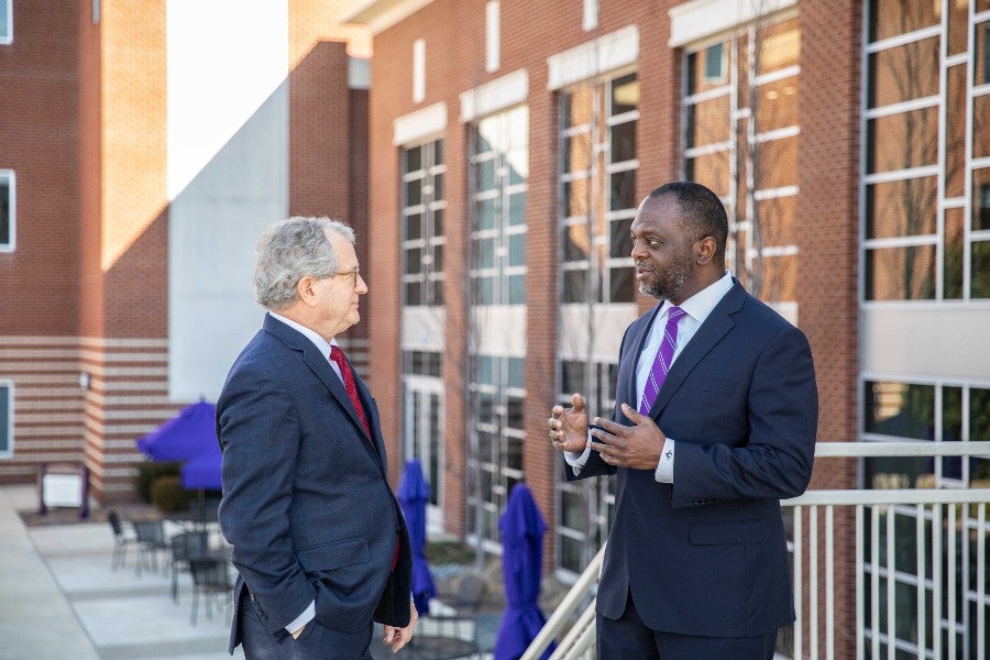 MARK WHITE (LEFT) AND KENYATTA LOVETT (RIGHT)