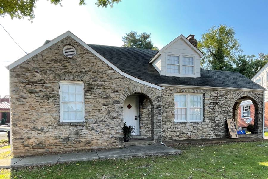 An exterior photo of the new CEI house