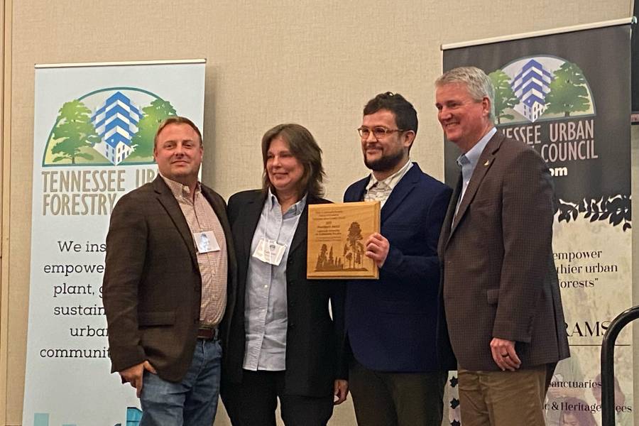 Institute for Sustainable Practice receives Tennessee Urban Forestry Council’s President’s Award