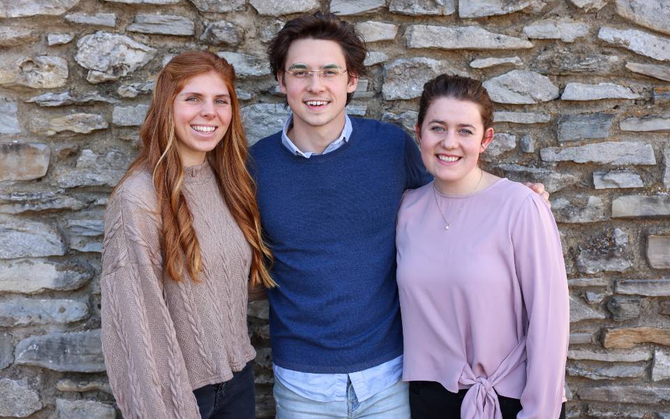 Anna Bella Skidmore, Aidan Miller and Lily Corley all placed int he 2023 regional Global Student Entrepreneur Awards (GSEA) competition hosted by the Nashville chapter of Entrepreneurs’ Organization (EO).