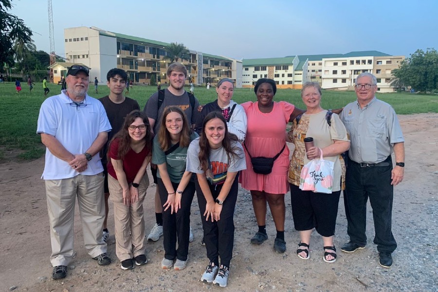 Lipscomb students on mission trip in Ghana