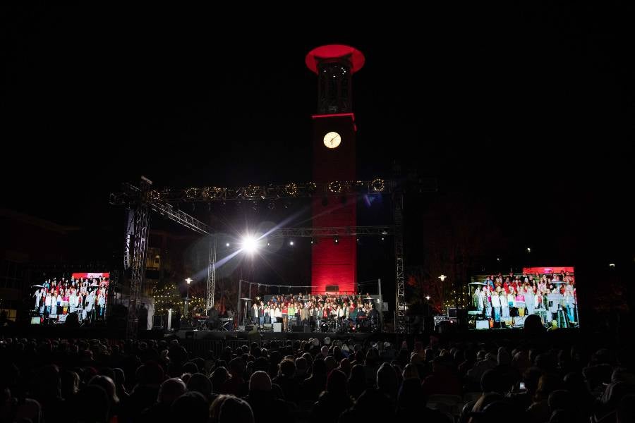 Lighting of the Green stage