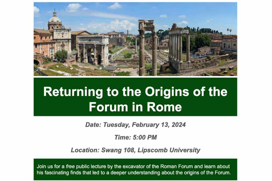 Returning to the Origins of the Forum in Rome