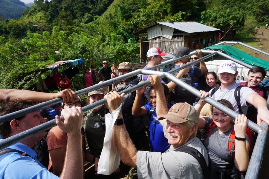 The ADICAY team traveling in Guatemala.