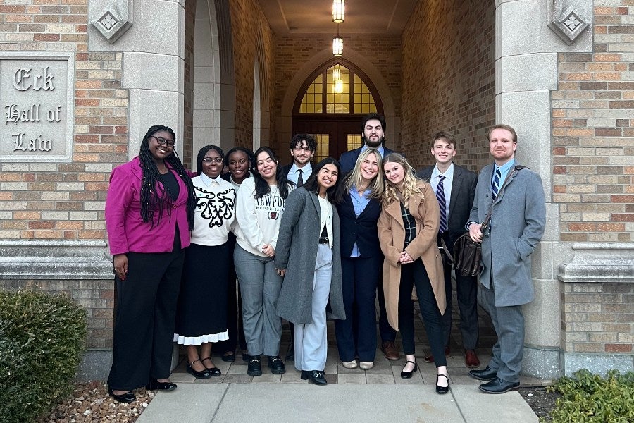 2024 American Mock Trial Association Regional Tournament held at the University of Notre Dame