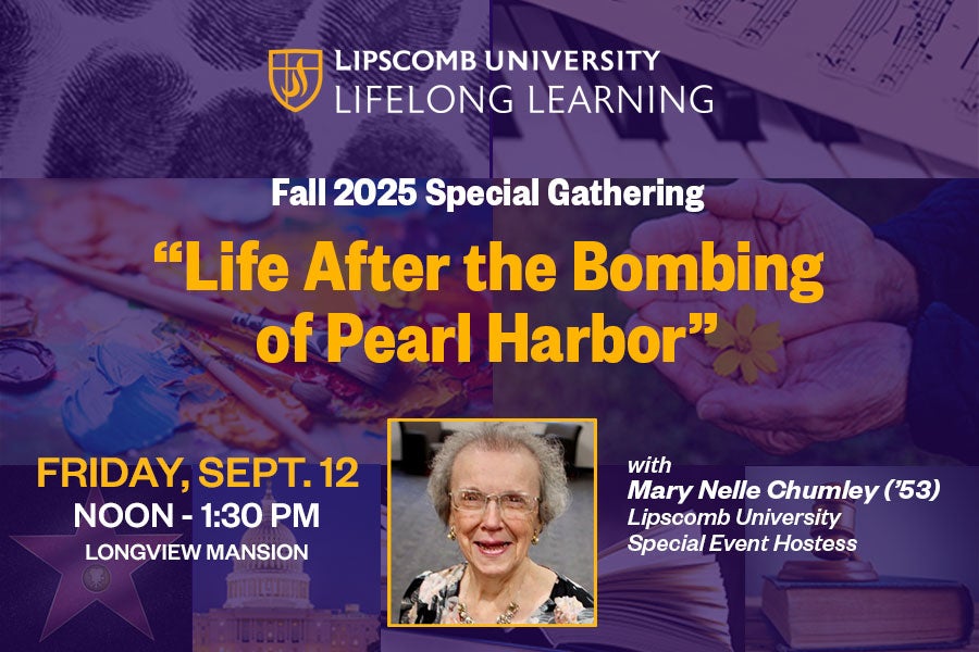 Fall 2025 Lifelong Learning Special Gathering: “Life After the Bombing of Pearl Harbor”