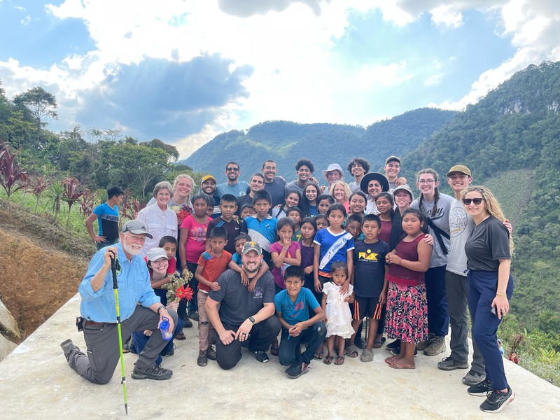 The Guatemala Med-Coban Team with a Local Community