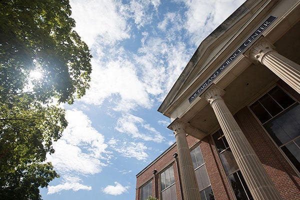 The McFarland Science Center building