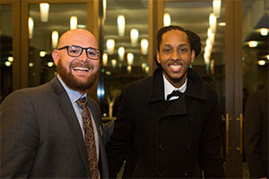 Garner Goode and MarQo Patton at the Lipscomb Honors event.