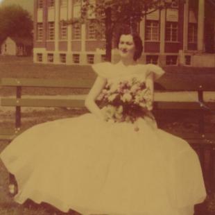 Helen D Richardson as a May Queen