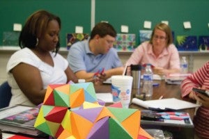 Educators learn new teaching methods using math models.
