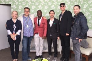 Six panelists at the Cannes Film Festival