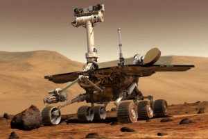 Mars exploration rover prototype.
