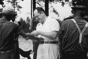 Photo taken during the Tuskegee Syphilis Study