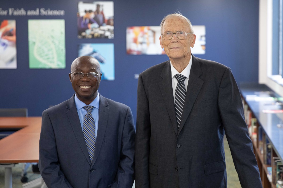 Dr. Opoku-Duah and Paul Langford