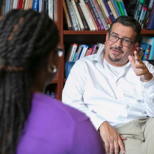 Student receives mental health support.