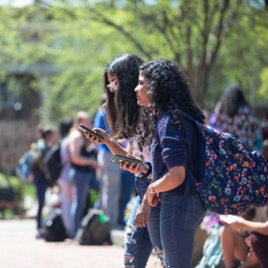 Students in the Square