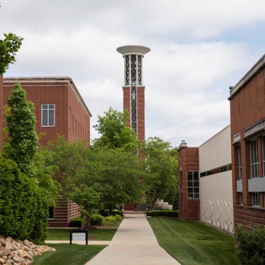 Lipscomb bell tower in the spring