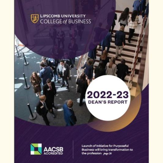 College of Business Dean's Report Cover