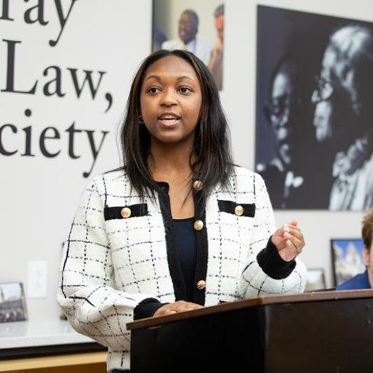 Student Giving a Speech