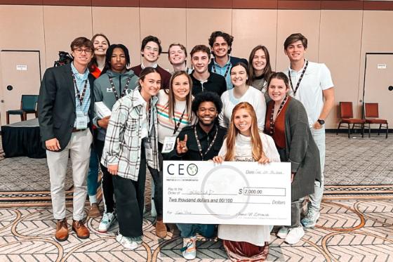 Center of Entrepreneurship and Innovation students at the CEO Global Conference and Pitch Competition in Chicago.
